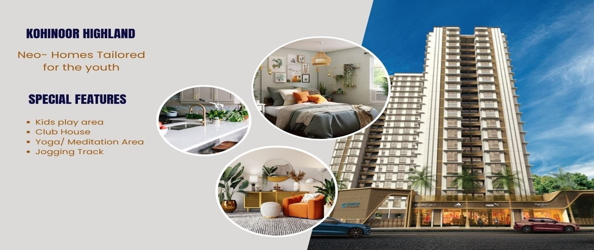 New Residential Project with Modern Amenities | Kohinoor Highland Dombivli East