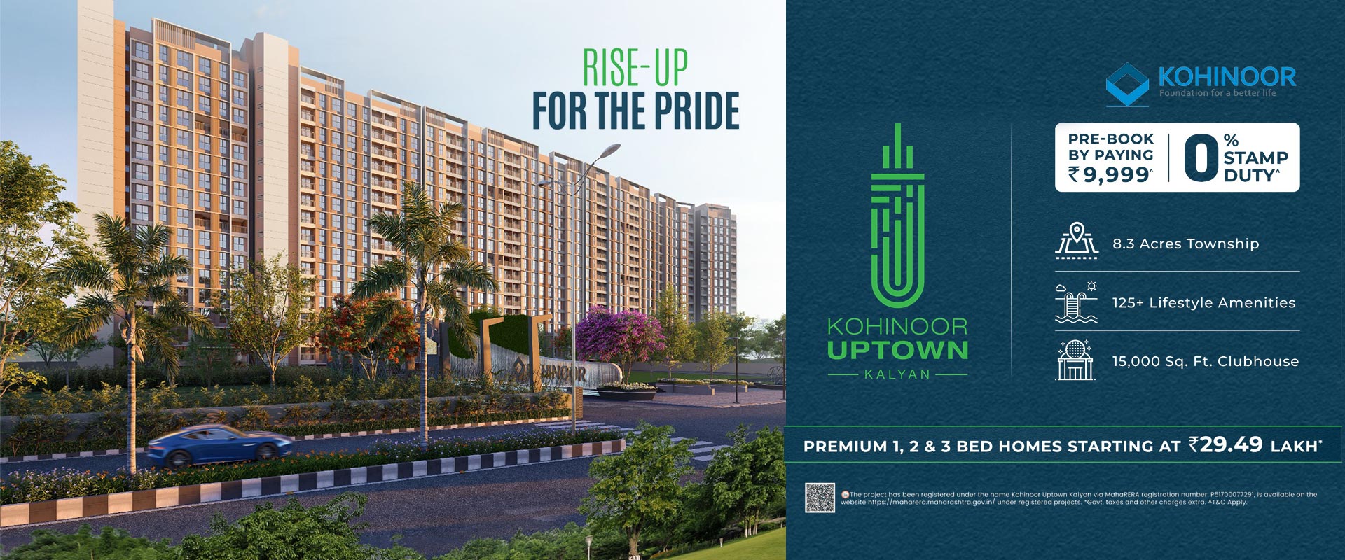 Kohinoor Uptown Bapgaon | 1, 2 & 3 BHK Flats in Kalyan | Luxury Living